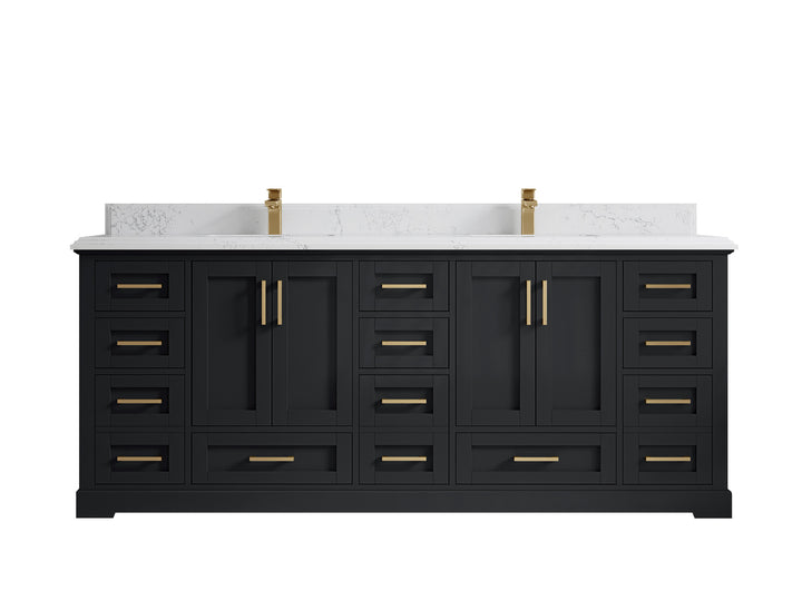 Boston 84 in. W x 22 in. D Double Sink Bathroom Vanity - photo 47