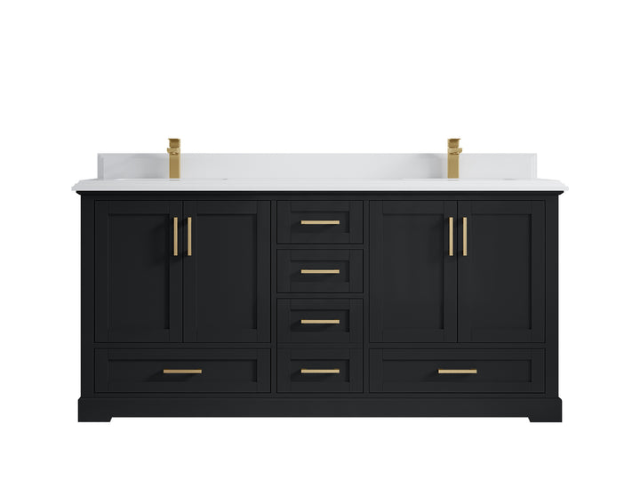 Boston 72 in. W x 22 in. D Double Sink Bathroom Vanity - photo 49