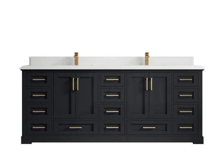 Boston 84 in. W x 22 in. D Double Sink Bathroom Vanity - photo 49