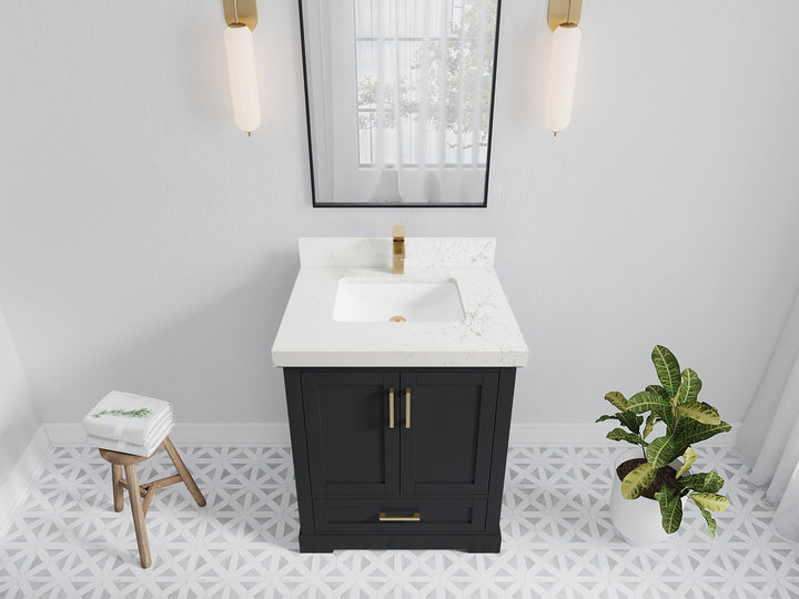 Boston 30 in. W x 22 in. D Single Sink Bathroom Vanity - photo 28