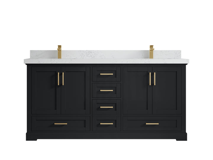 Boston 72 in. W x 22 in. D Double Sink Bathroom Vanity - photo 29
