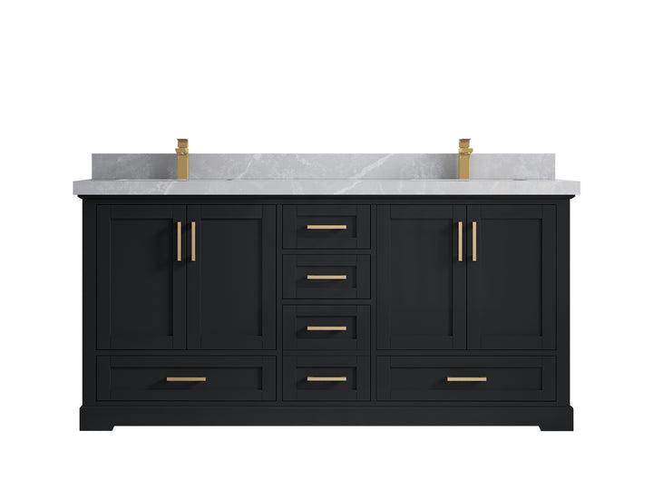 Boston 72 in. W x 22 in. D Double Sink Bathroom Vanity - photo 31