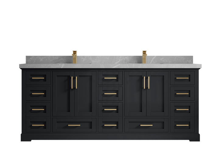 Boston 84 in. W x 22 in. D Double Sink Bathroom Vanity - photo 31