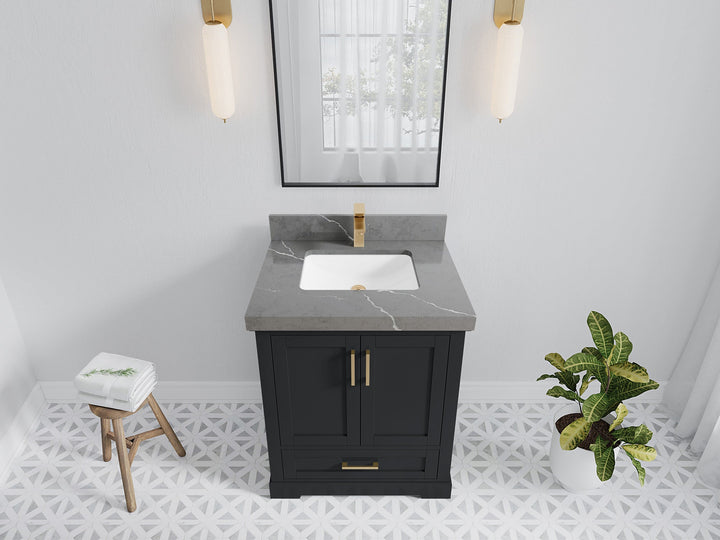 Boston 30 in. W x 22 in. D Single Sink Bathroom Vanity - photo 32