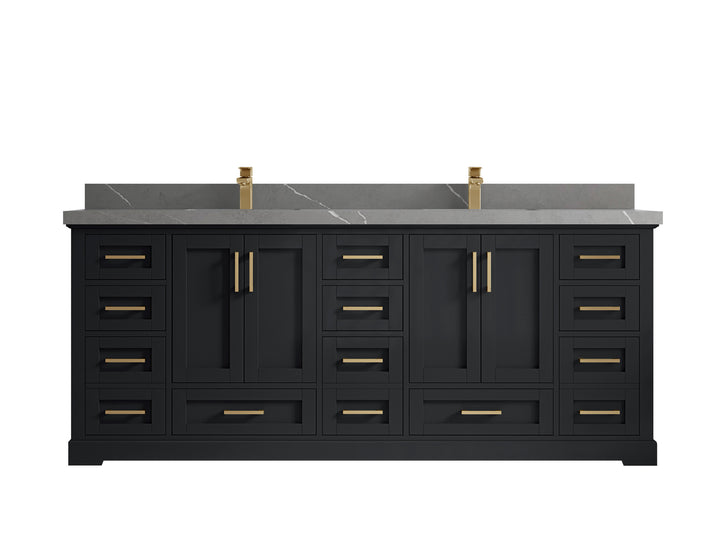 Boston 84 in. W x 22 in. D Double Sink Bathroom Vanity - photo 33