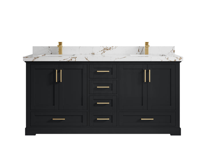 Boston 72 in. W x 22 in. D Double Sink Bathroom Vanity - photo 35