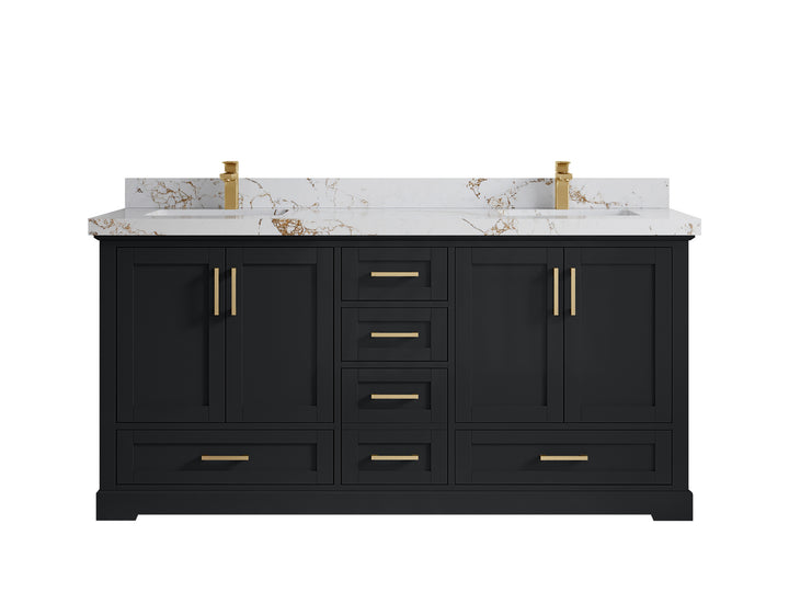 Boston 72 in. W x 22 in. D Double Sink Bathroom Vanity - photo 37