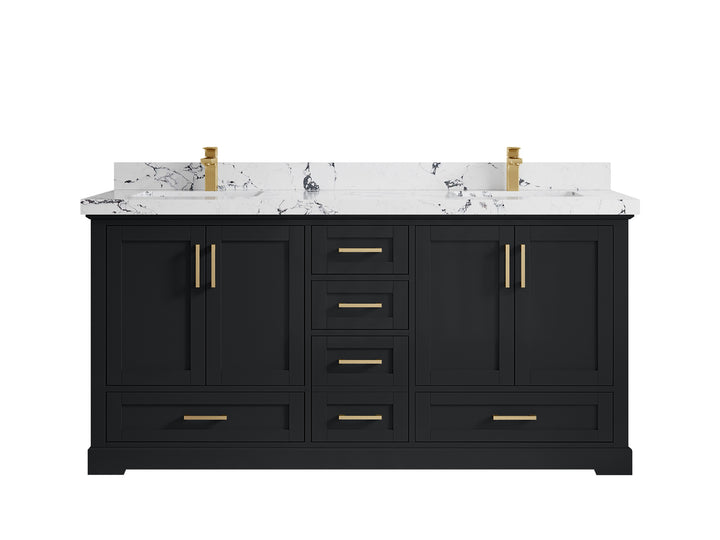 Boston 72 in. W x 22 in. D Double Sink Bathroom Vanity - photo 39
