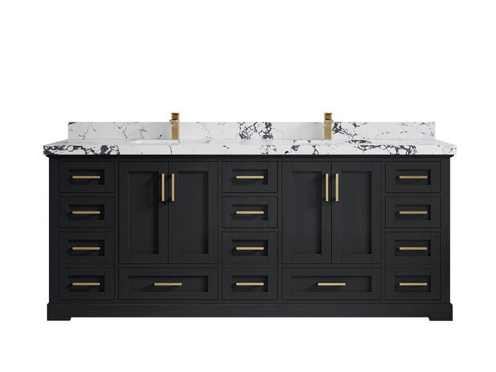 Boston 84 in. W x 22 in. D Double Sink Bathroom Vanity - photo 39