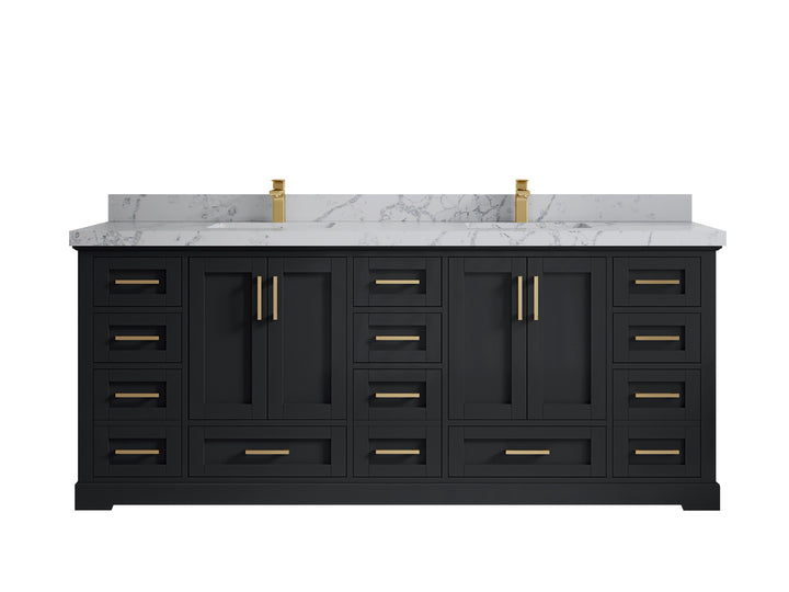 Boston 84 in. W x 22 in. D Double Sink Bathroom Vanity - photo 41