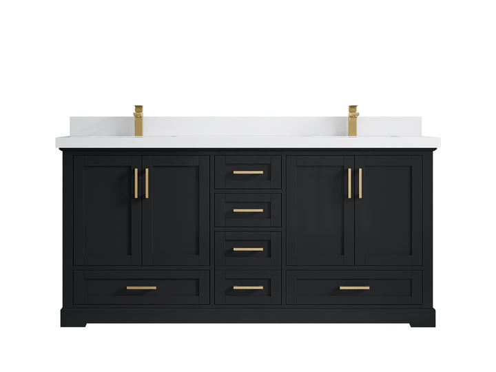 Boston 72 in. W x 22 in. D Double Sink Bathroom Vanity - photo 43