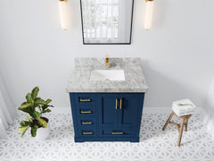 Boston 36 in. W x 22 in. D Center Sink Bathroom Vanity - photo 12