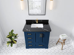 Boston 36 in. W x 22 in. D Center Sink Bathroom Vanity - photo 16