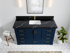 Boston 60 in. W x 22 in. D Single Sink Bathroom Vanity - photo 19