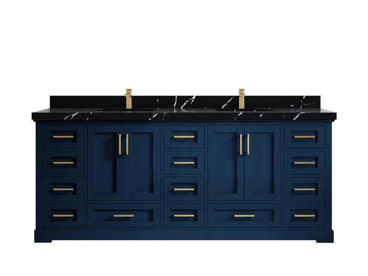 Boston 84 in. W x 22 in. D Double Sink Bathroom Vanity - photo 18