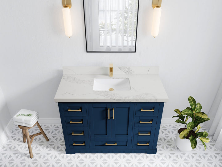 Boston 48 in. W x 22 in. D Single Sink Bathroom Vanity - photo 23