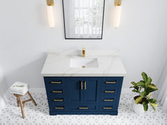 Boston 48 in. W x 22 in. D Single Sink Bathroom Vanity - photo 25
