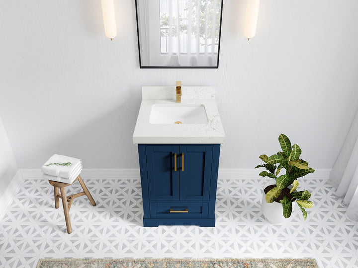 Boston 24 in. W x 22 in. D Single Sink Bathroom Vanity - photo 27