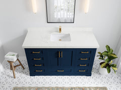 Boston 60 in. W x 22 in. D Single Sink Bathroom Vanity - photo 27