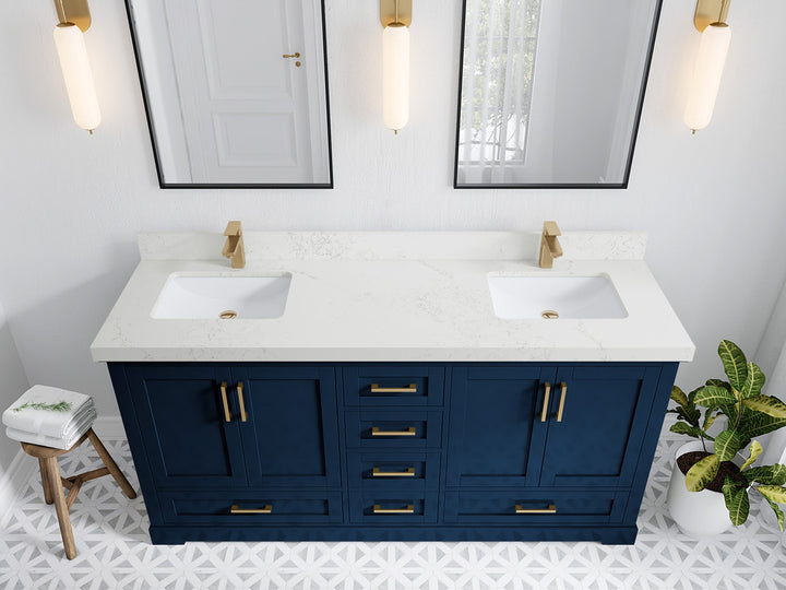 Boston 72 in. W x 22 in. D Double Sink Bathroom Vanity - photo 27