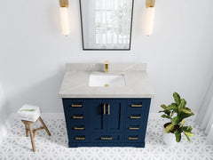 Boston 42 in. W x 22 in. D Single Sink Bathroom Vanity - photo 29