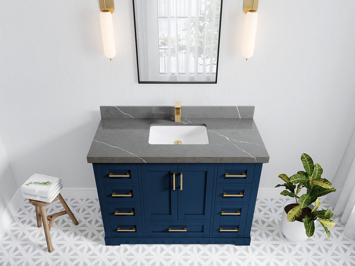 Boston 48 in. W x 22 in. D Single Sink Bathroom Vanity - photo 31