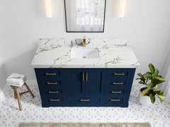 Boston 60 in. W x 22 in. D Single Sink Bathroom Vanity - photo 33