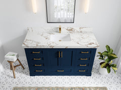 Boston 60 in. W x 22 in. D Single Sink Bathroom Vanity - photo 35