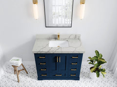 Boston 42 in. W x 22 in. D Single Sink Bathroom Vanity - photo 39