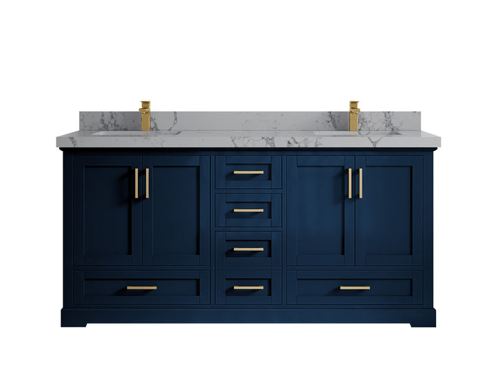 Boston 72 in. W x 22 in. D Double Sink Bathroom Vanity - photo 40
