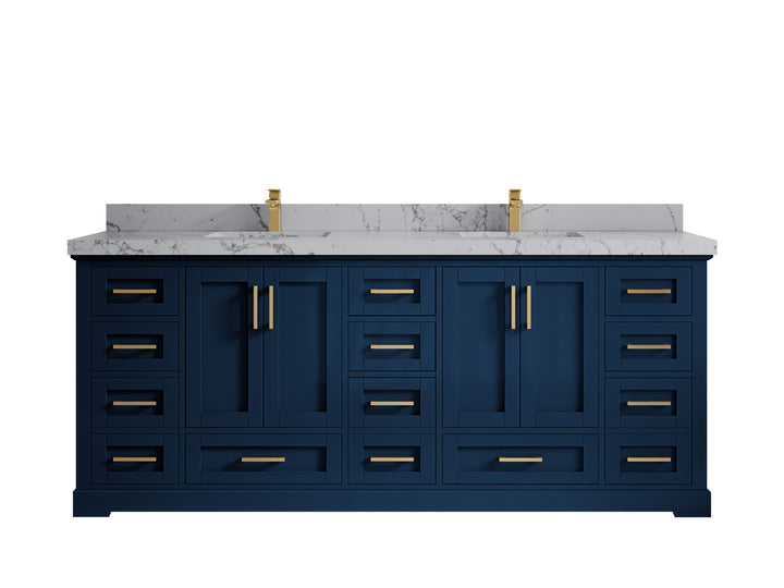 Boston 84 in. W x 22 in. D Double Sink Bathroom Vanity - photo 40