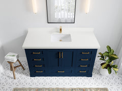 Boston 60 in. W x 22 in. D Single Sink Bathroom Vanity - photo 41