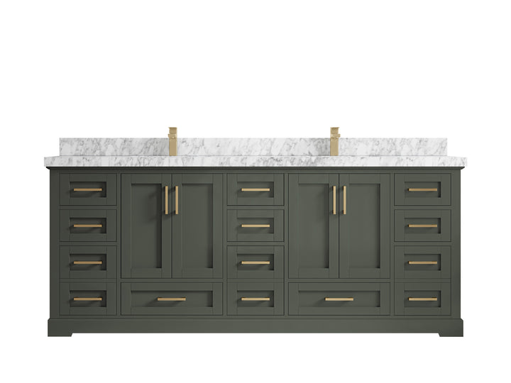 Boston 84 in. W x 22 in. D Double Sink Bathroom Vanity - photo 14