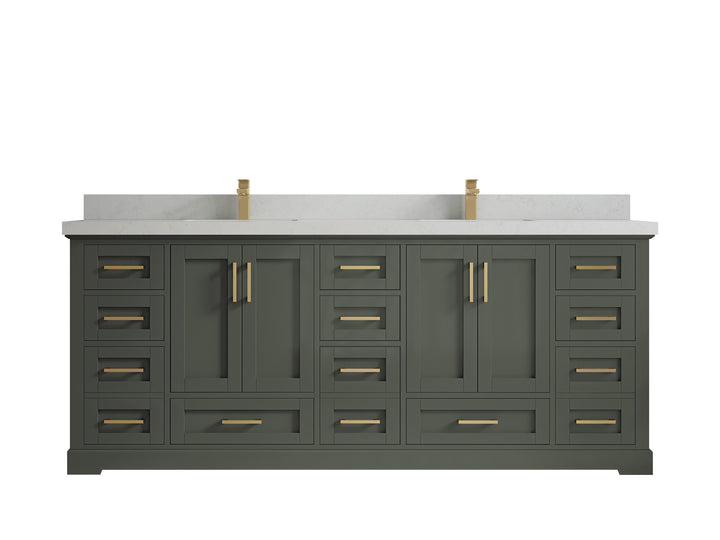 Boston 84 in. W x 22 in. D Double Sink Bathroom Vanity - photo 16
