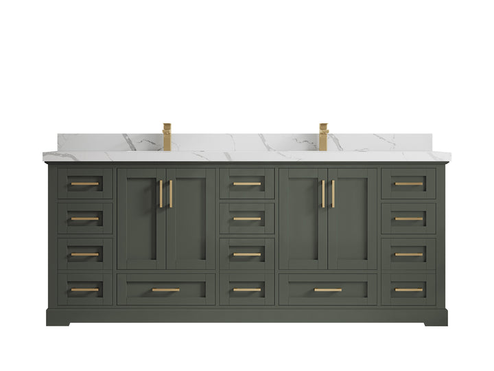 Boston 84 in. W x 22 in. D Double Sink Bathroom Vanity - photo 22