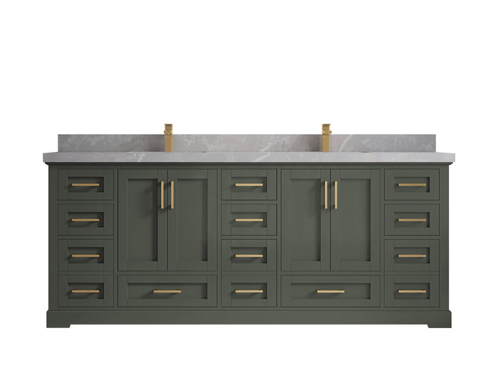 Boston 84 in. W x 22 in. D Double Sink Bathroom Vanity - photo 30