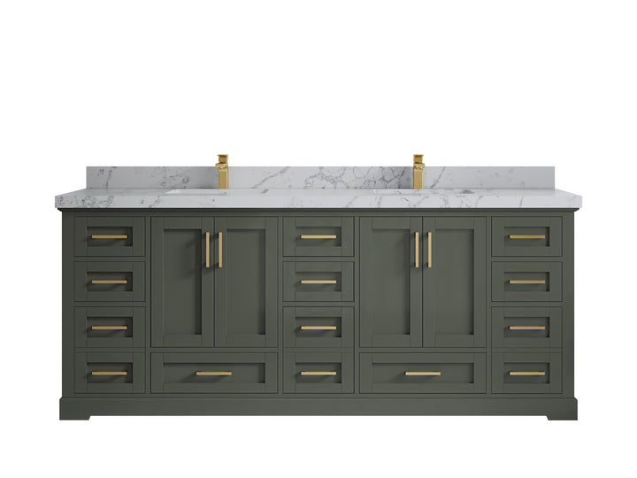 Boston 84 in. W x 22 in. D Double Sink Bathroom Vanity - photo 40