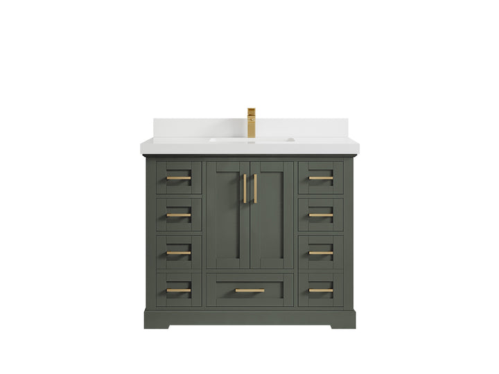 Boston 42 in. W x 22 in. D Single Sink Bathroom Vanity - photo 42