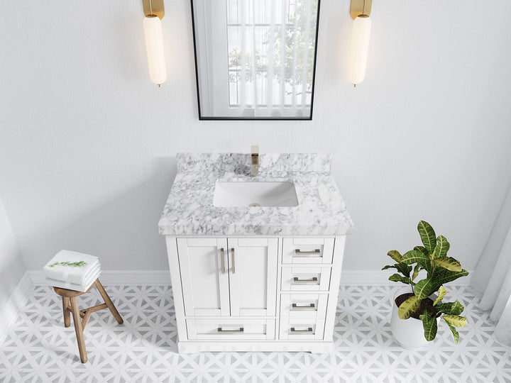 Boston 36 in. W x 22 in. D Center Sink Bathroom Vanity - photo 11
