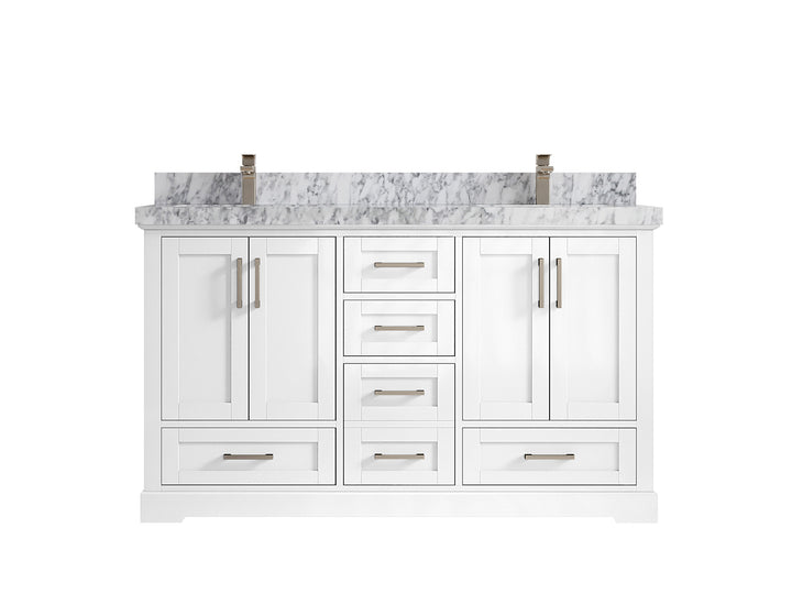 Boston 60 in. W x 22 in. D Double Sink Bathroom Vanity - photo 13