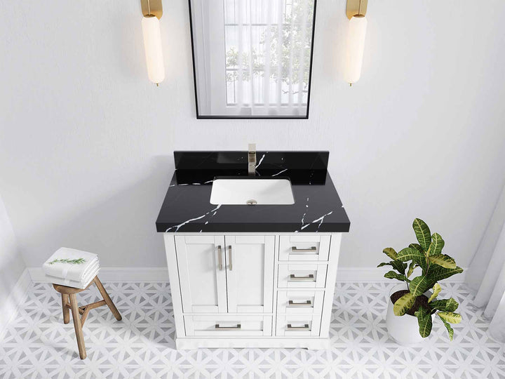 Boston 36 in. W x 22 in. D Center Sink Bathroom Vanity - photo 15