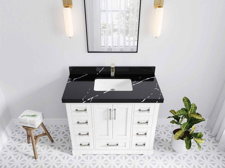 Boston 42 in. W x 22 in. D Single Sink Bathroom Vanity - photo 16