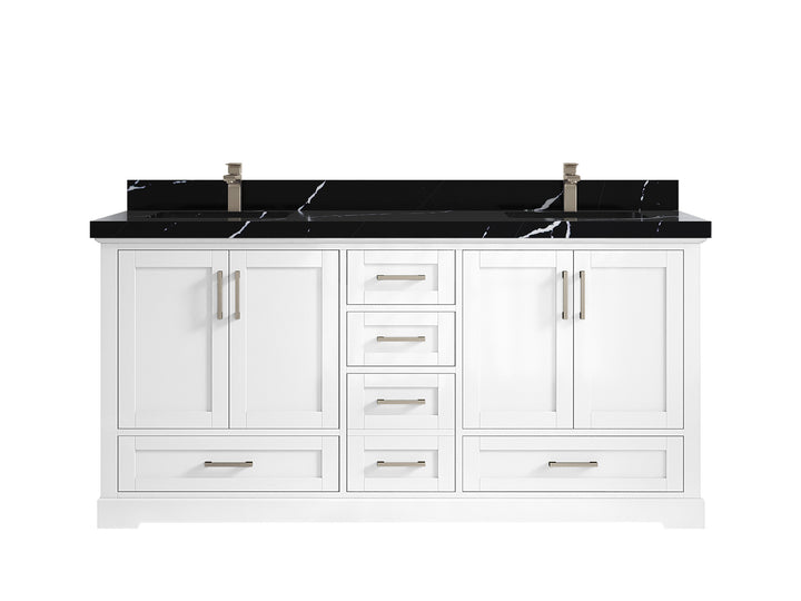 Boston 72 in. W x 22 in. D Double Sink Bathroom Vanity - photo 17