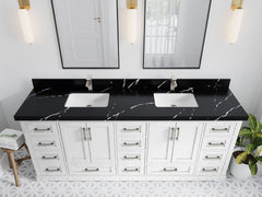 Boston 84 in. W x 22 in. D Double Sink Bathroom Vanity - photo 16