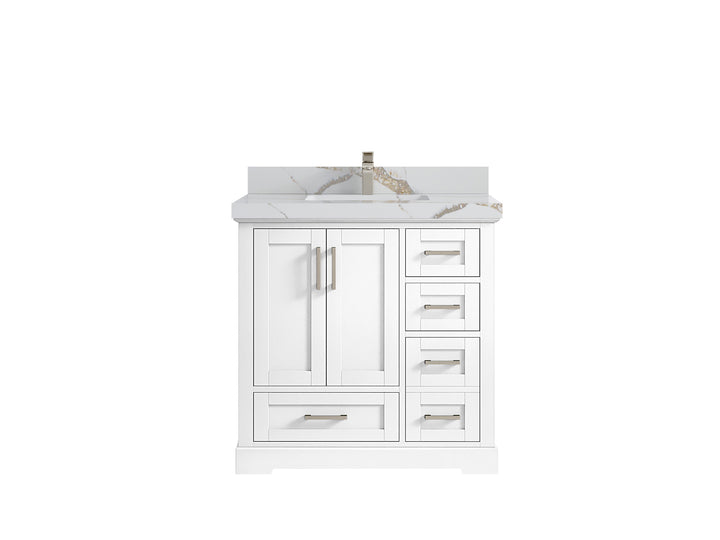 Boston 36 in. W x 22 in. D Center Sink Bathroom Vanity - photo 18