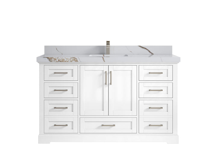 Boston 60 in. W x 22 in. D Single Sink Bathroom Vanity - photo 19