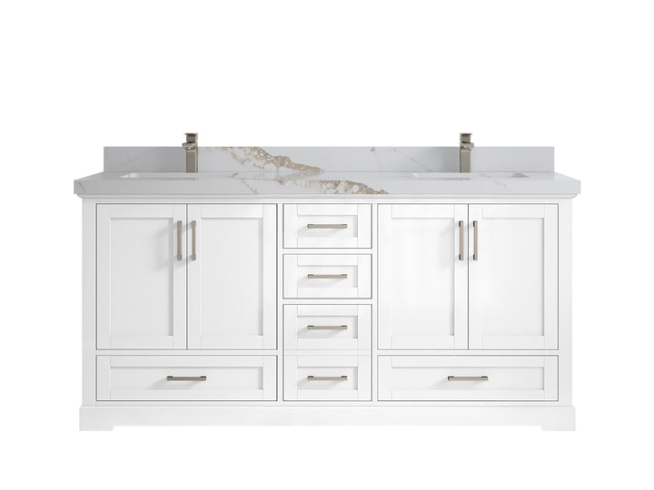 Boston 72 in. W x 22 in. D Double Sink Bathroom Vanity - photo 19