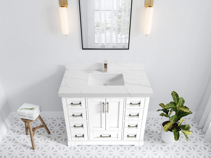Boston 42 in. W x 22 in. D Single Sink Bathroom Vanity - photo 20