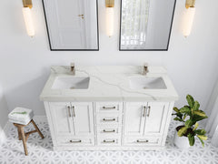 Boston 60 in. W x 22 in. D Double Sink Bathroom Vanity - photo 20