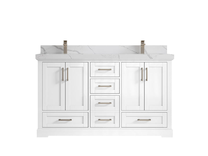 Boston 60 in. W x 22 in. D Double Sink Bathroom Vanity - photo 21